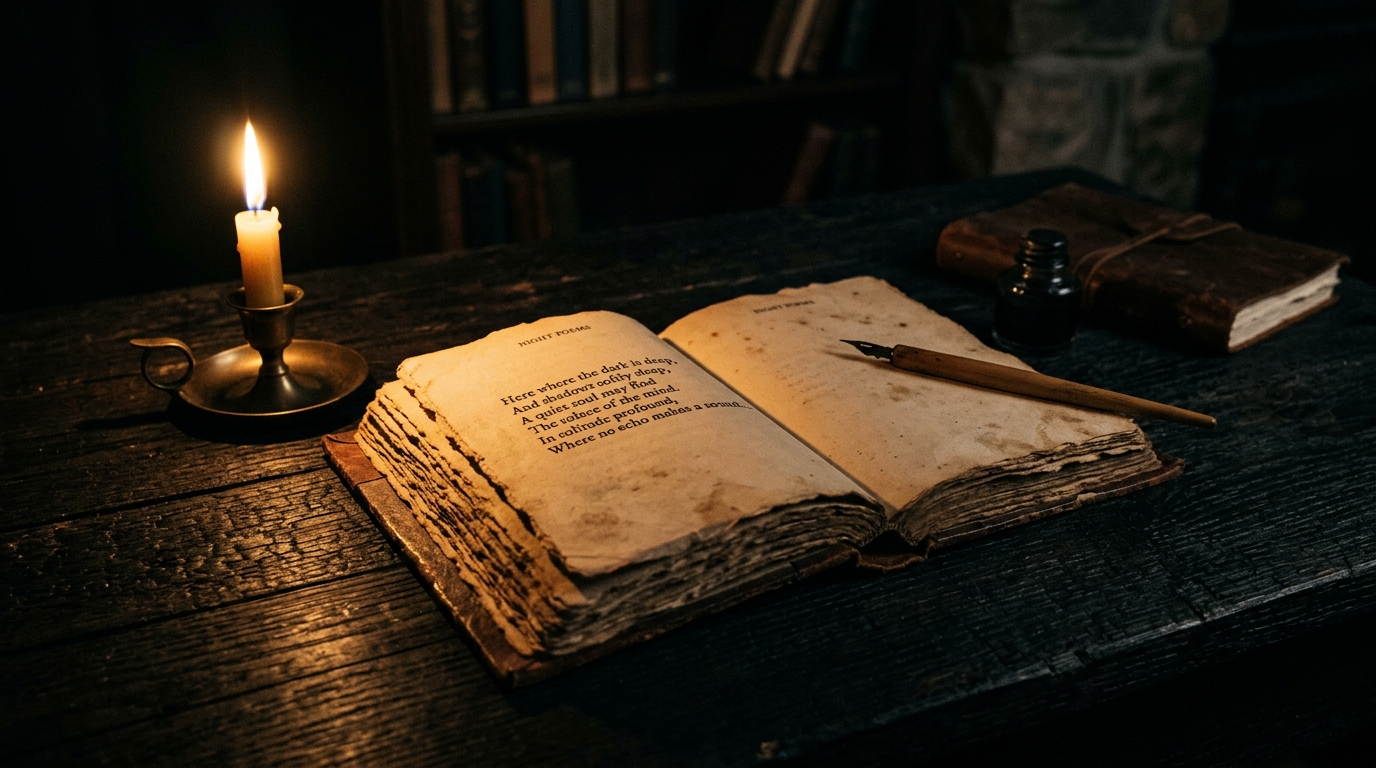 Meja Baca Lilin Klasik